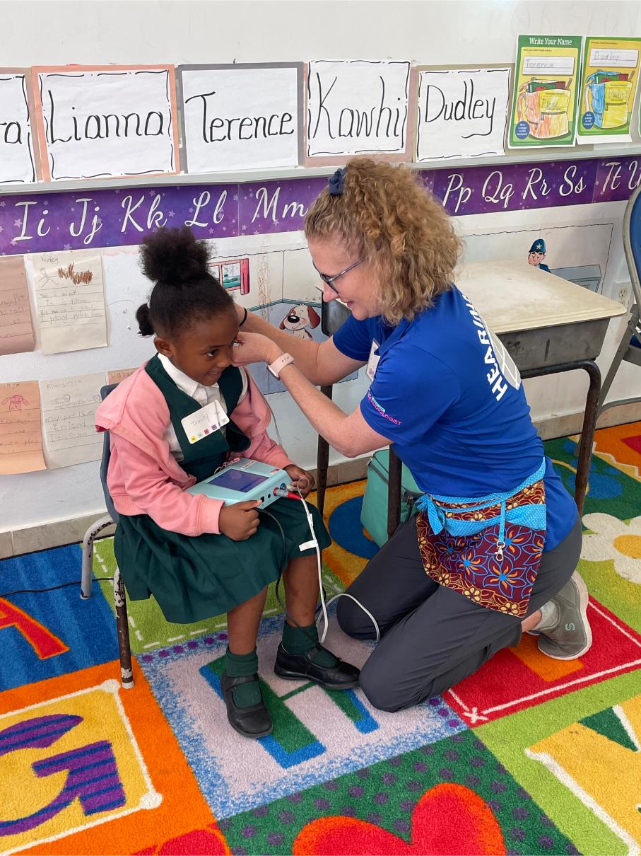 New Leaf Hearing Care staff at a community outreach event